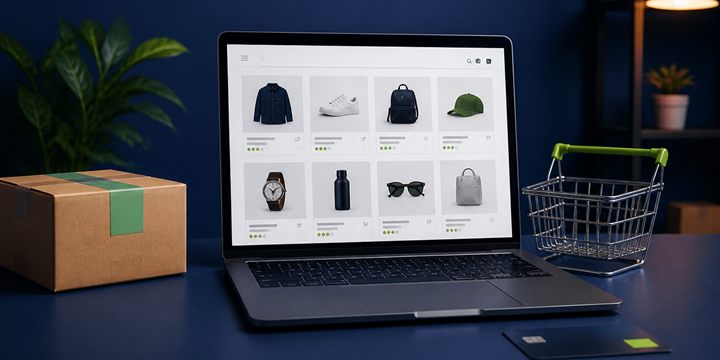Representación visual de Tienda en línea