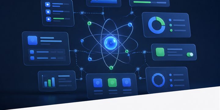 Representación visual de React