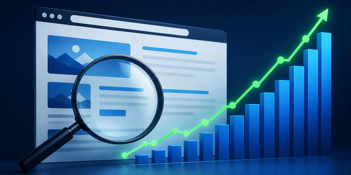 Representación visual de SEO